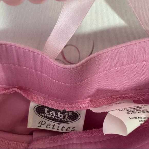 Tabi petites capri pants pink heart charm accent vintage 8P bubblegum pink crop - Picture 4 of 6